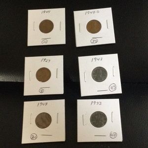 Collectible 6 Pennies
